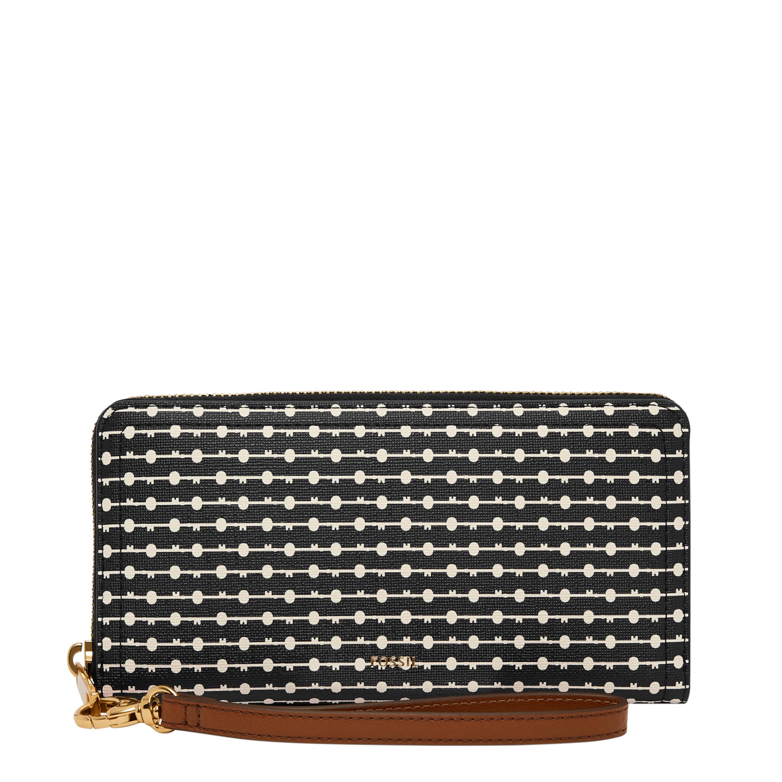 Leather Zip Around Wallet