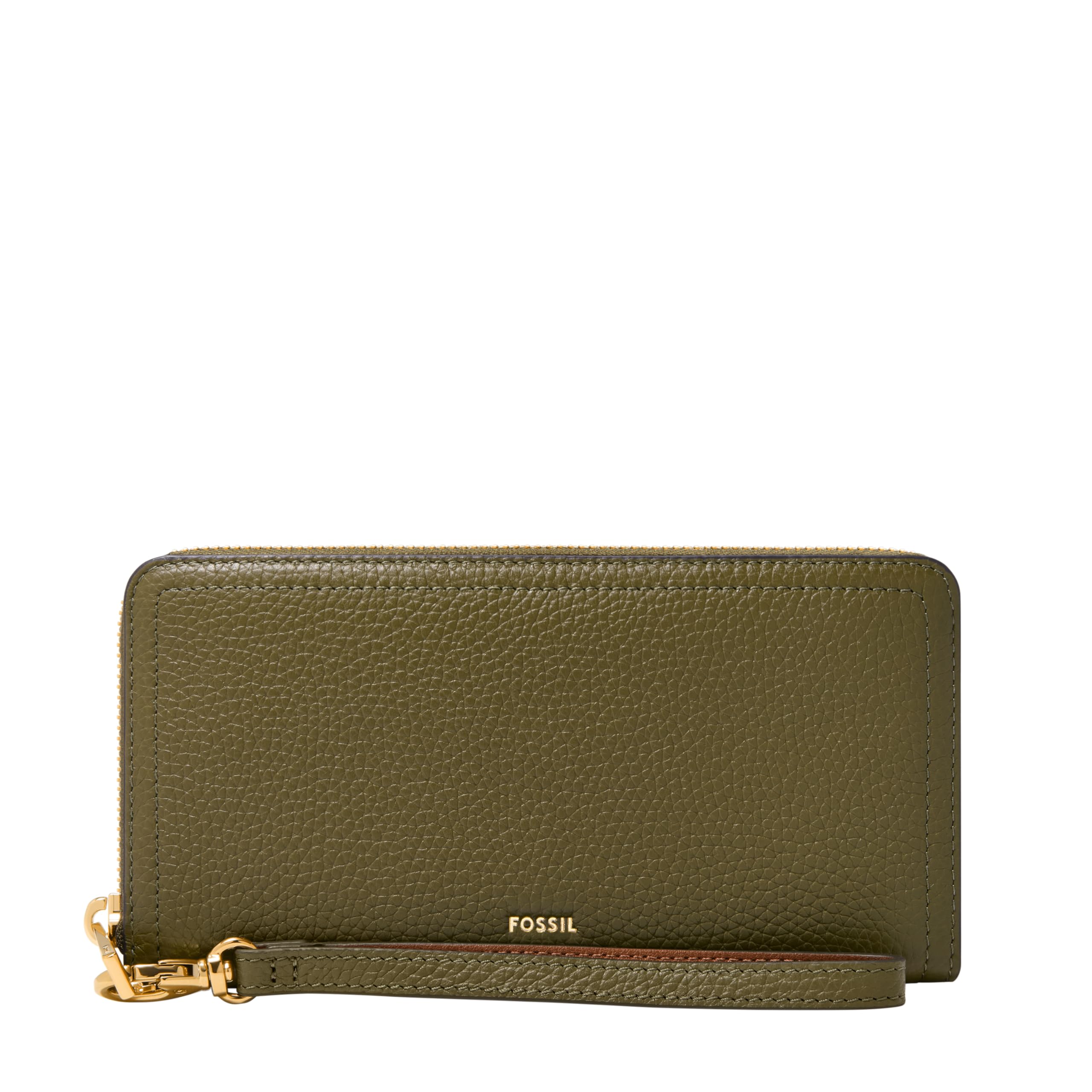 Leather Zip Around Wallet