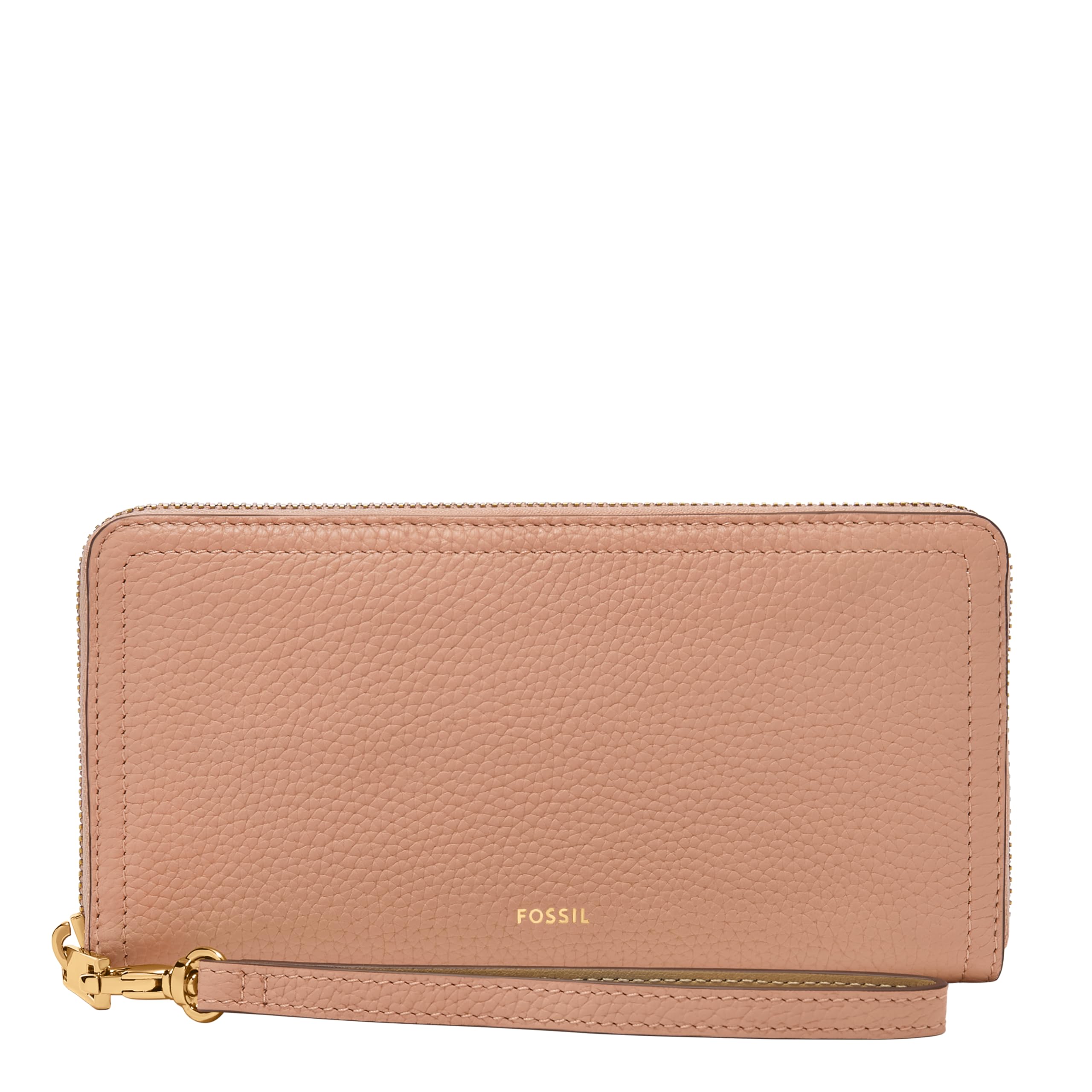 Leather Zip Around Wallet