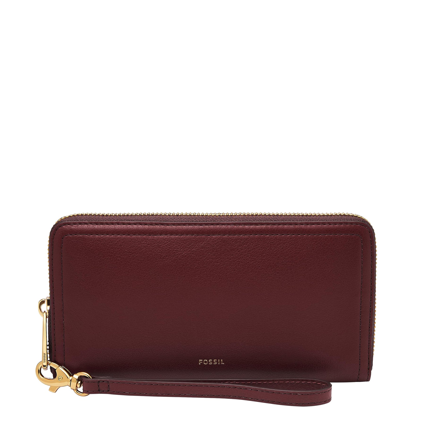 Leather Zip Around Wallet