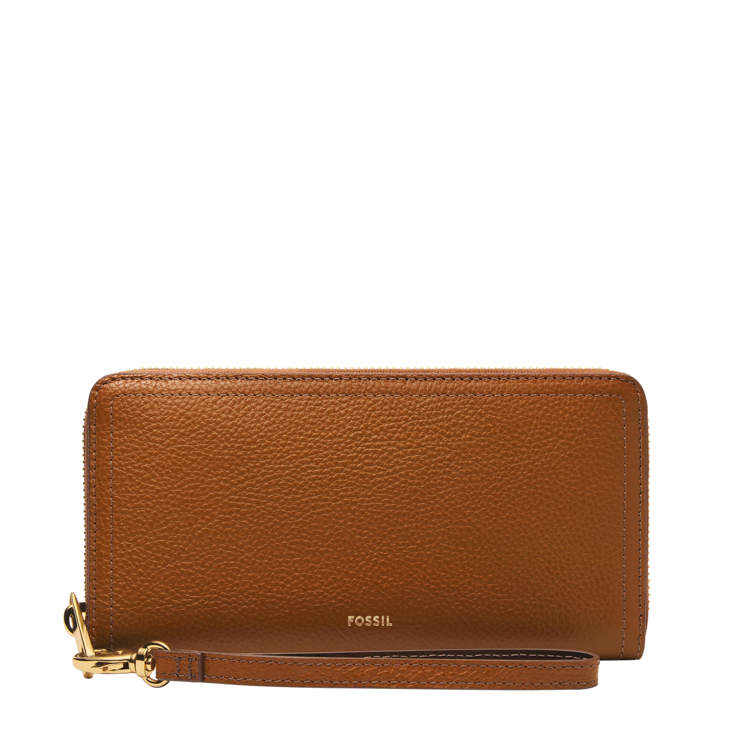 Leather Zip Around Wallet