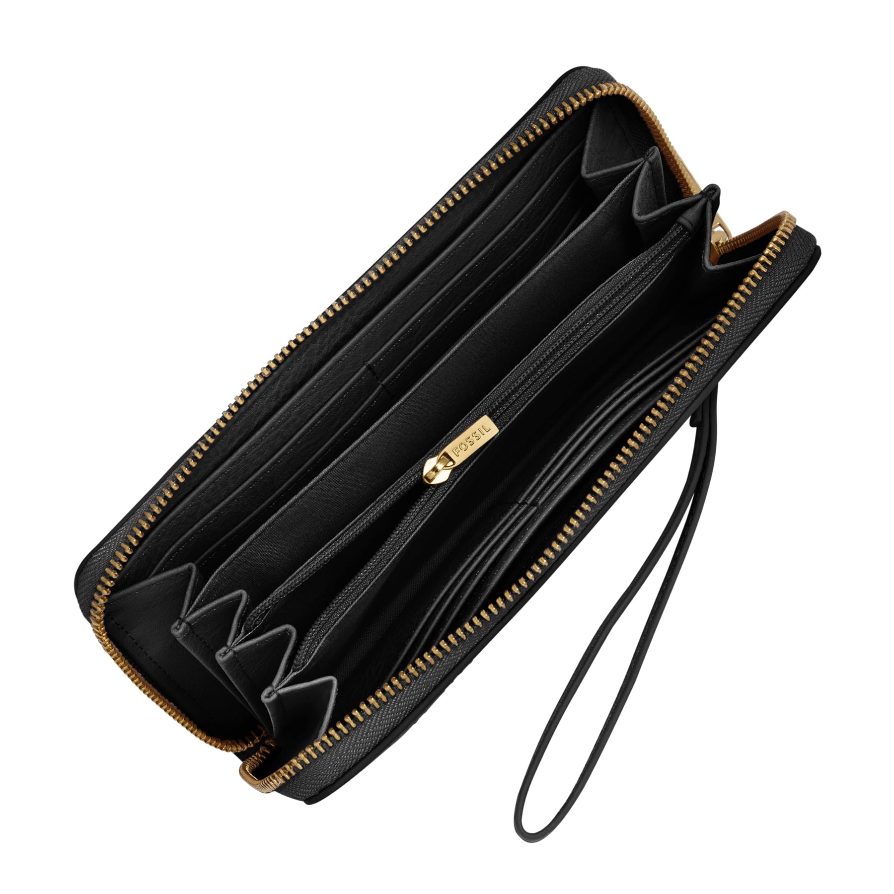 Leather Zip Around Wallet