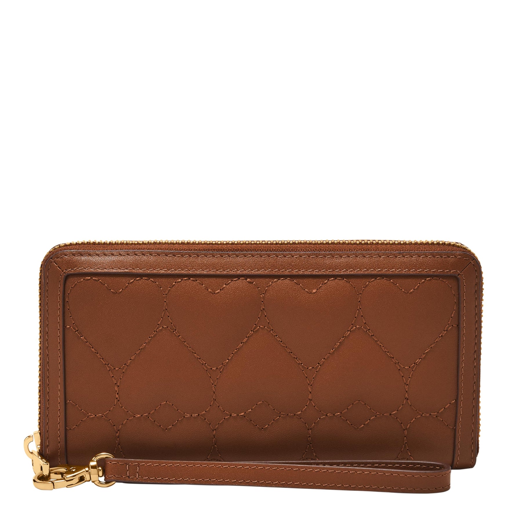 Leather Zip Around Wallet