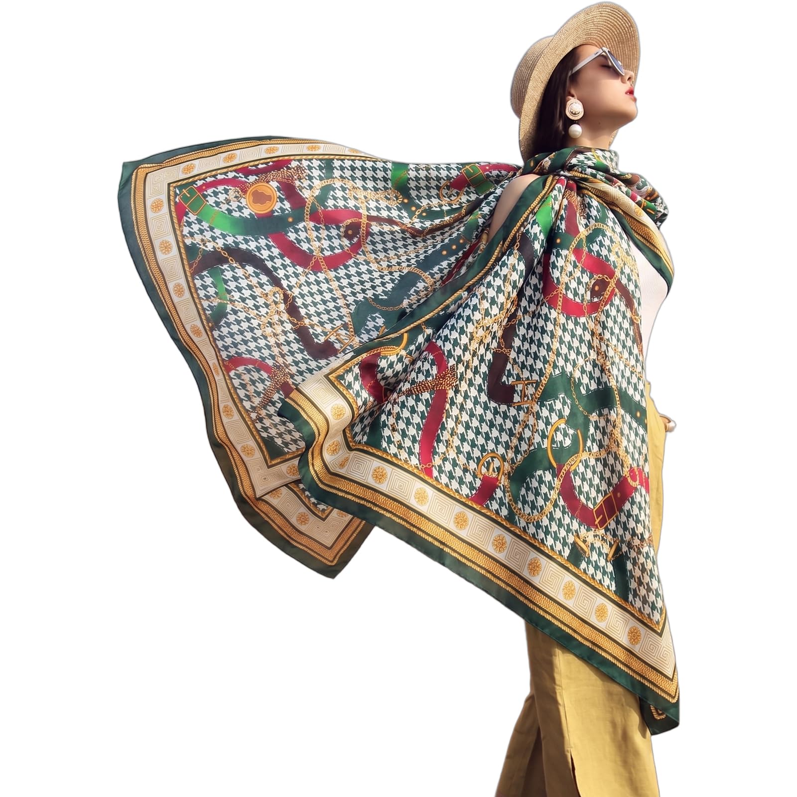 Mulberry Silk Floral Shawl