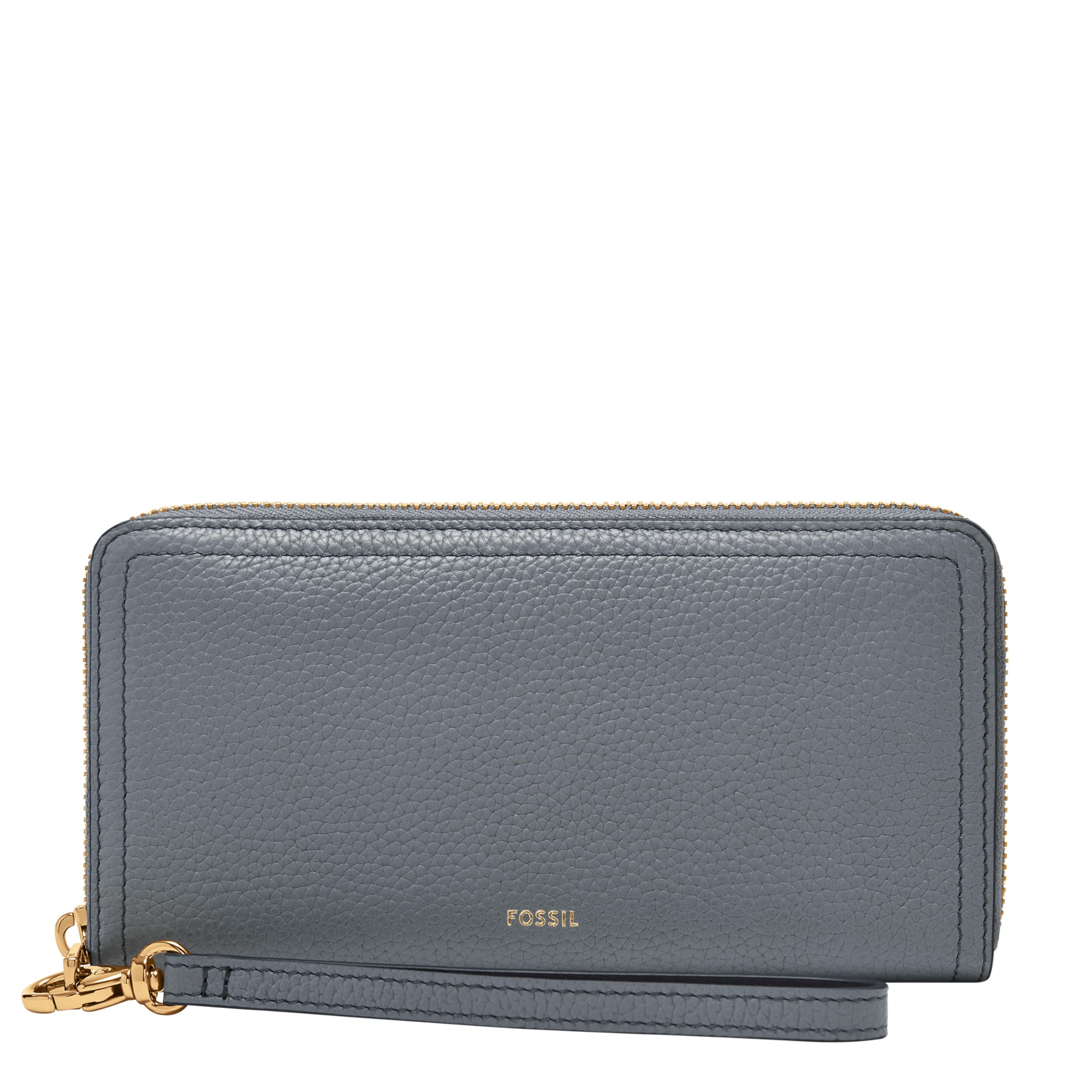 Leather Zip Around Wallet