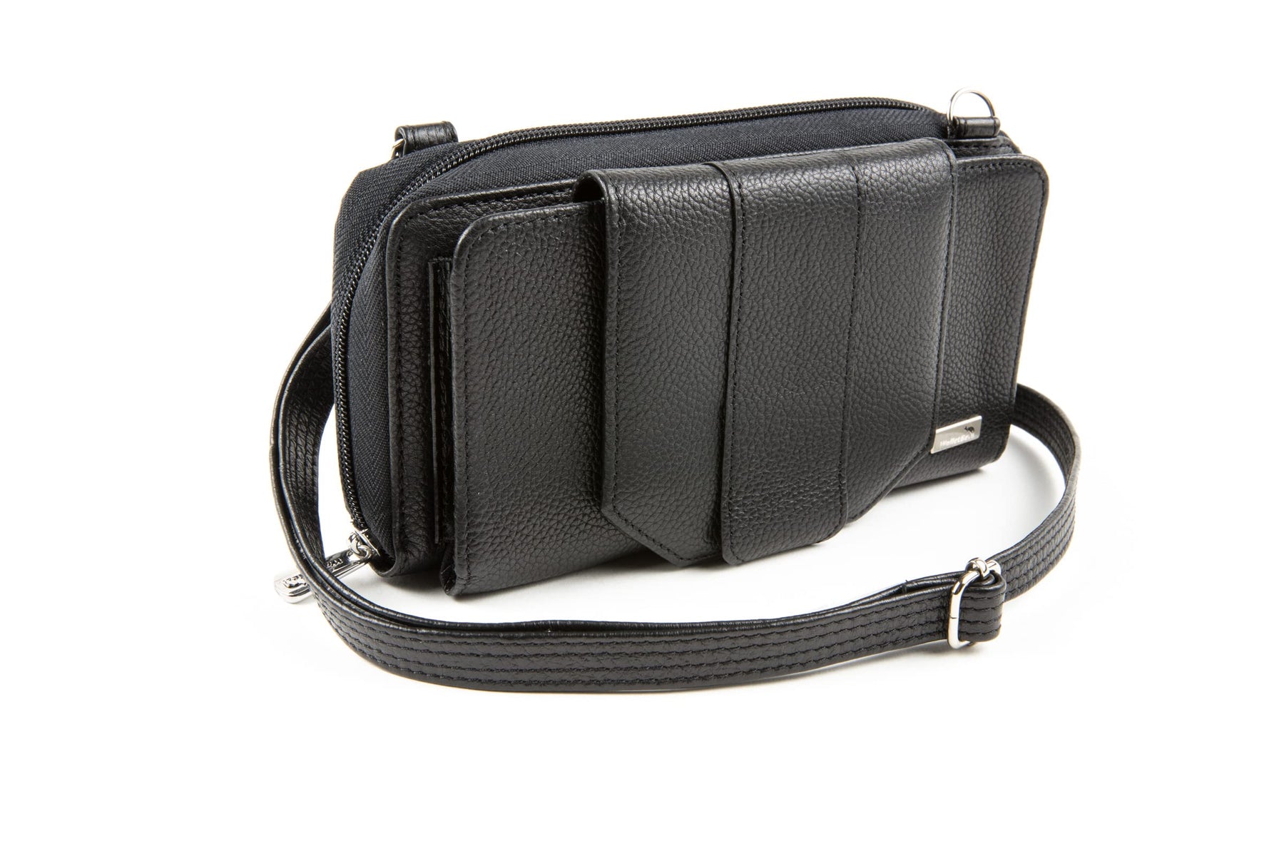Leather RFID Phone Wallet Crossbody