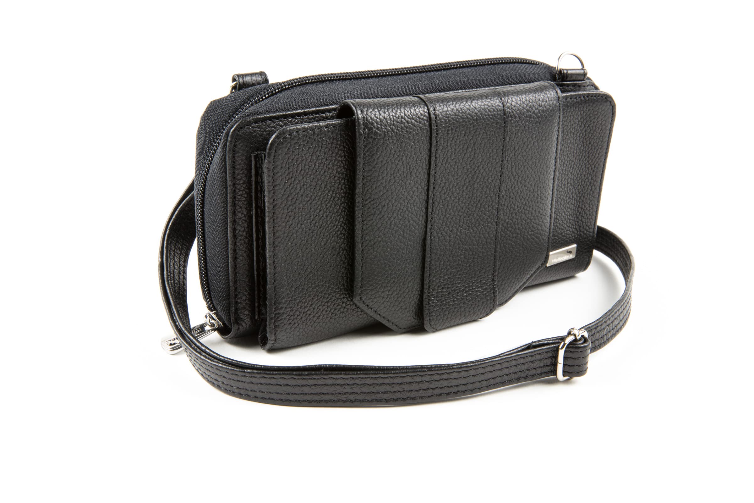 Leather RFID Phone Wallet Crossbody