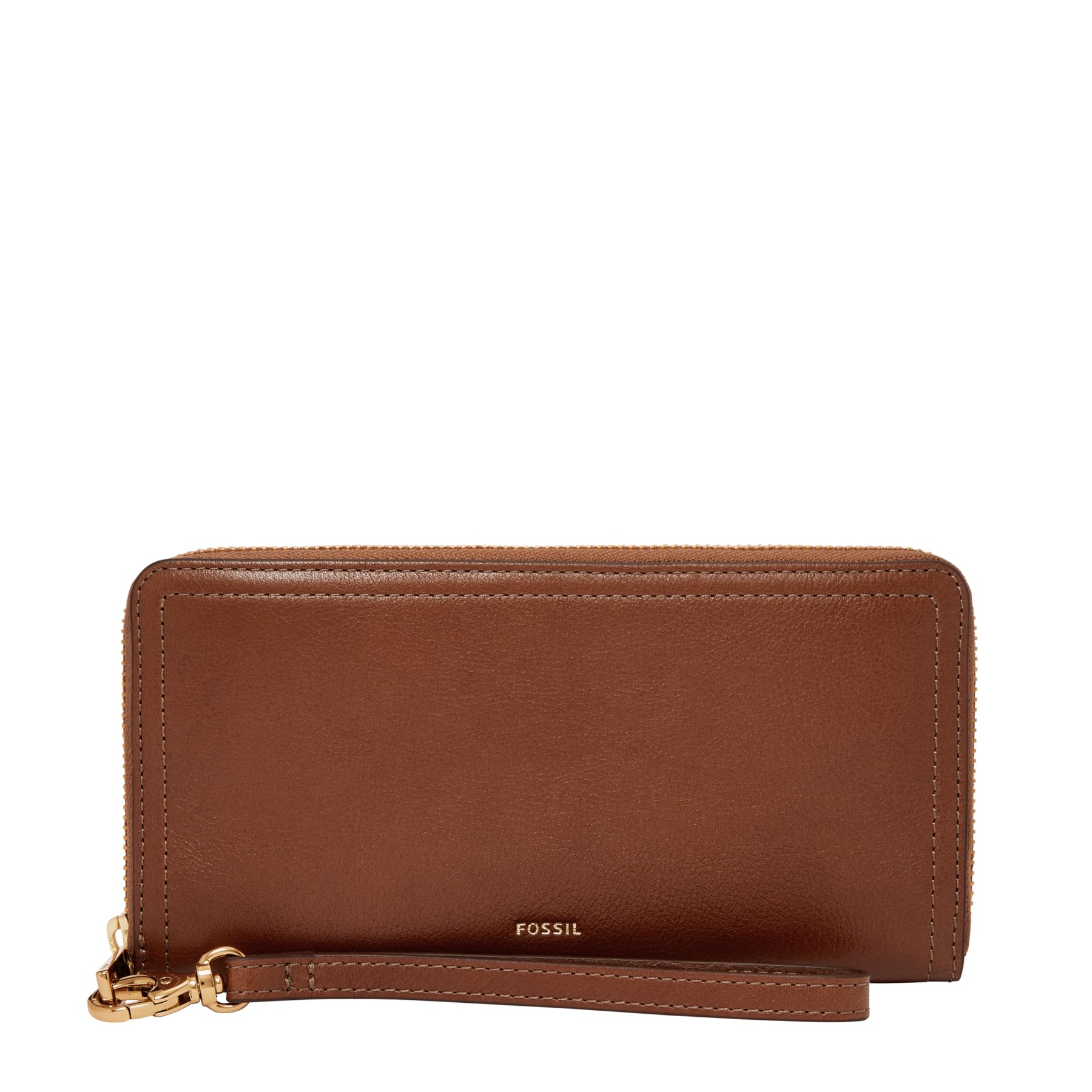 Leather Zip Around Wallet