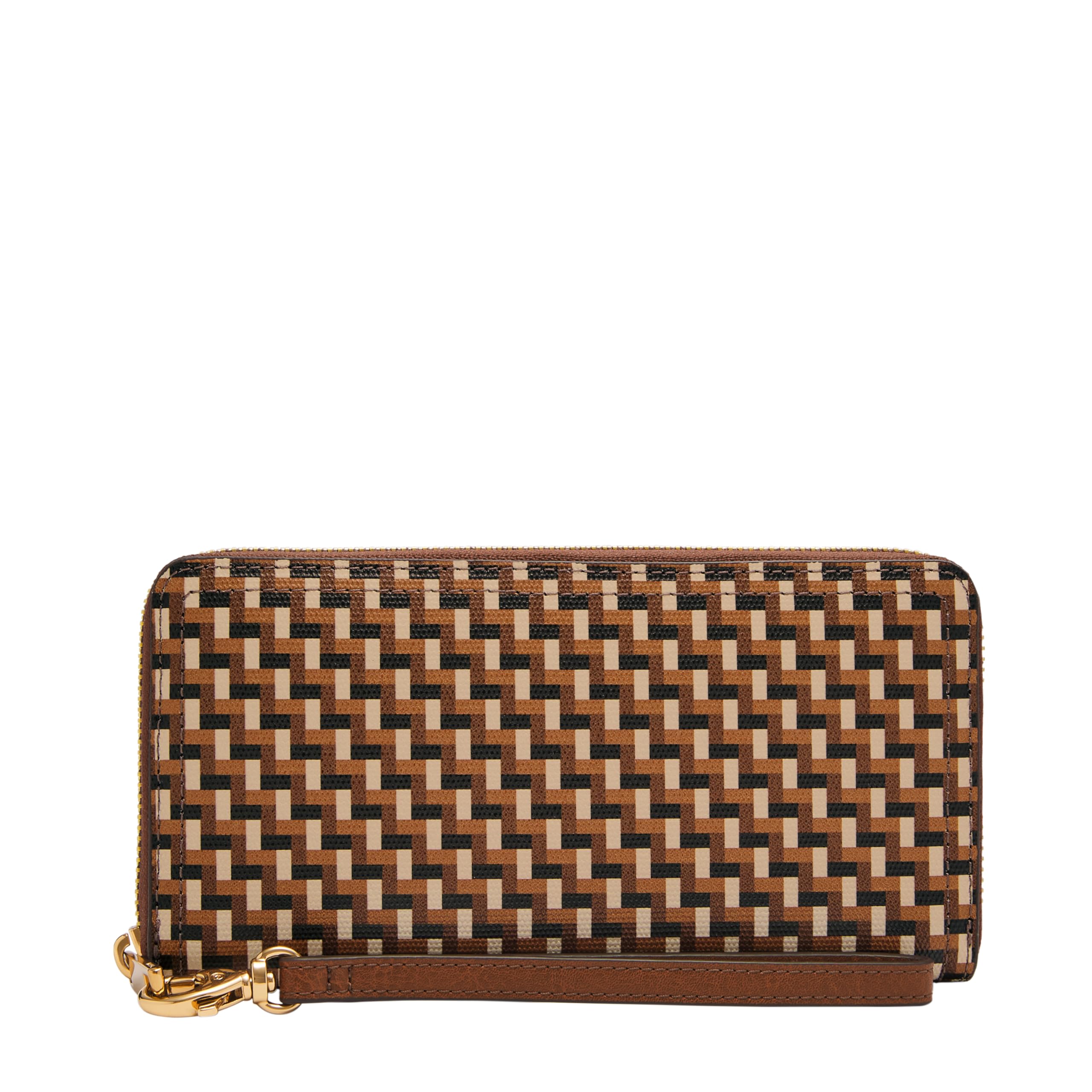 Leather Zip Around Wallet