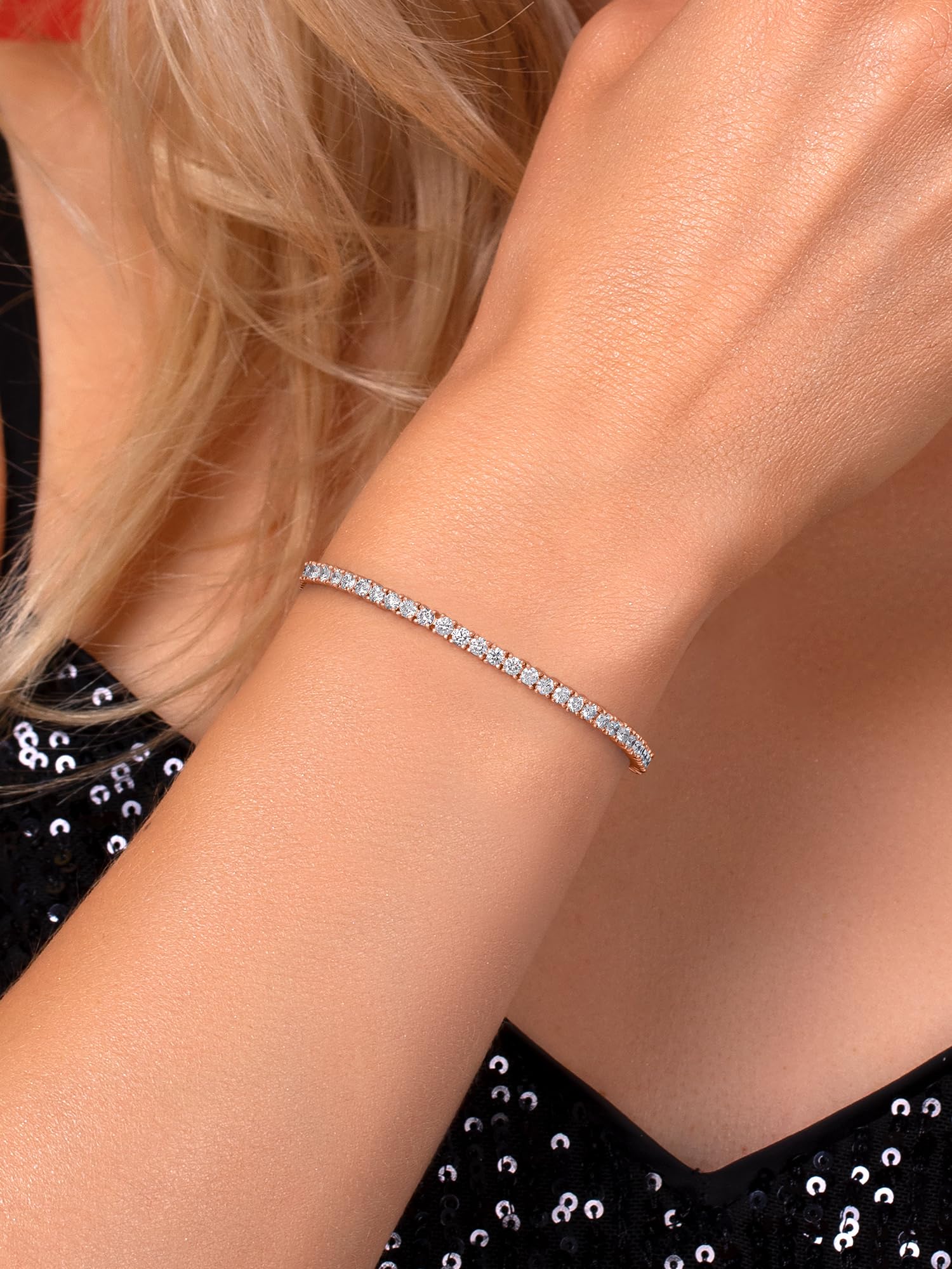 Lab Grown Diamond Tennis Bracelet